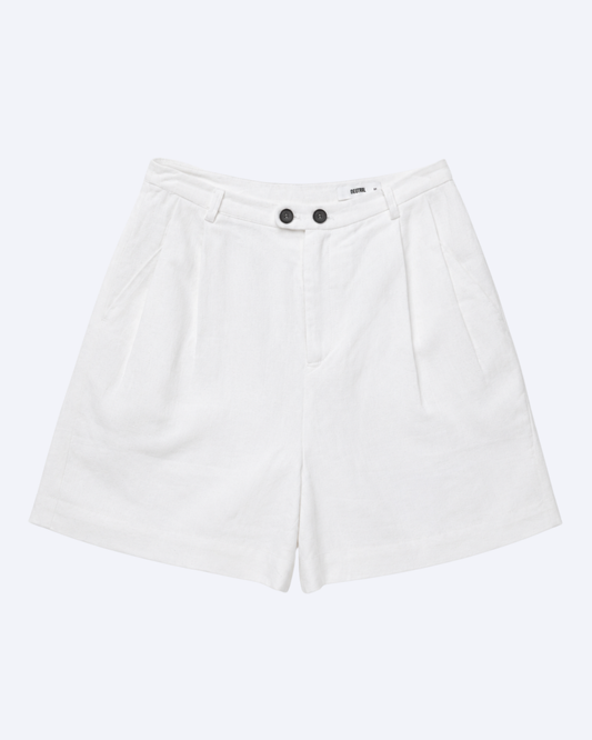 Structured Hemp Trouser-Shorts