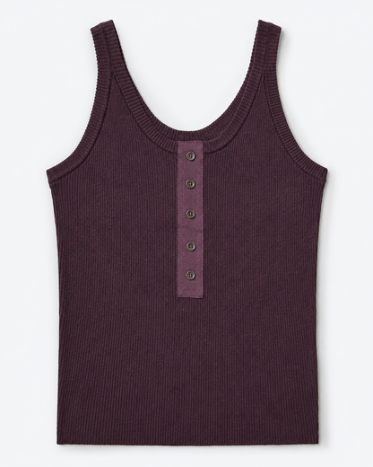 Soft Form Rib Tank — Espresso