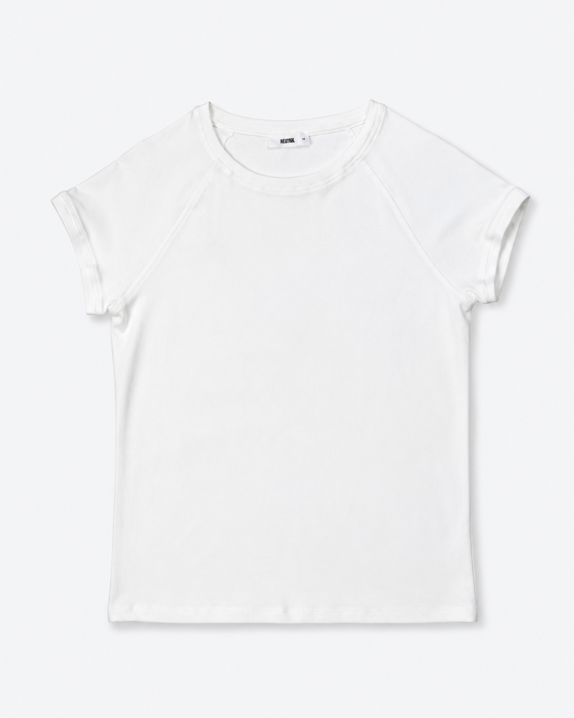 The Contour Raglan Tee - Cloud