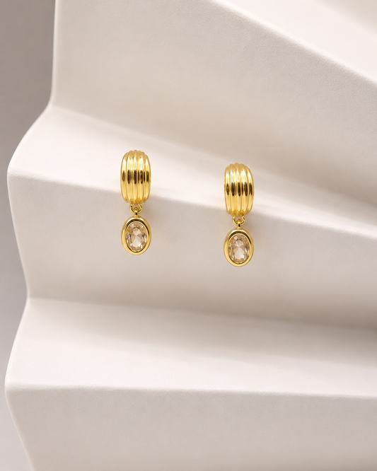 The Aura Drop Hoops
