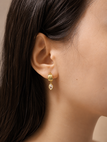 The Aura Drop Hoops