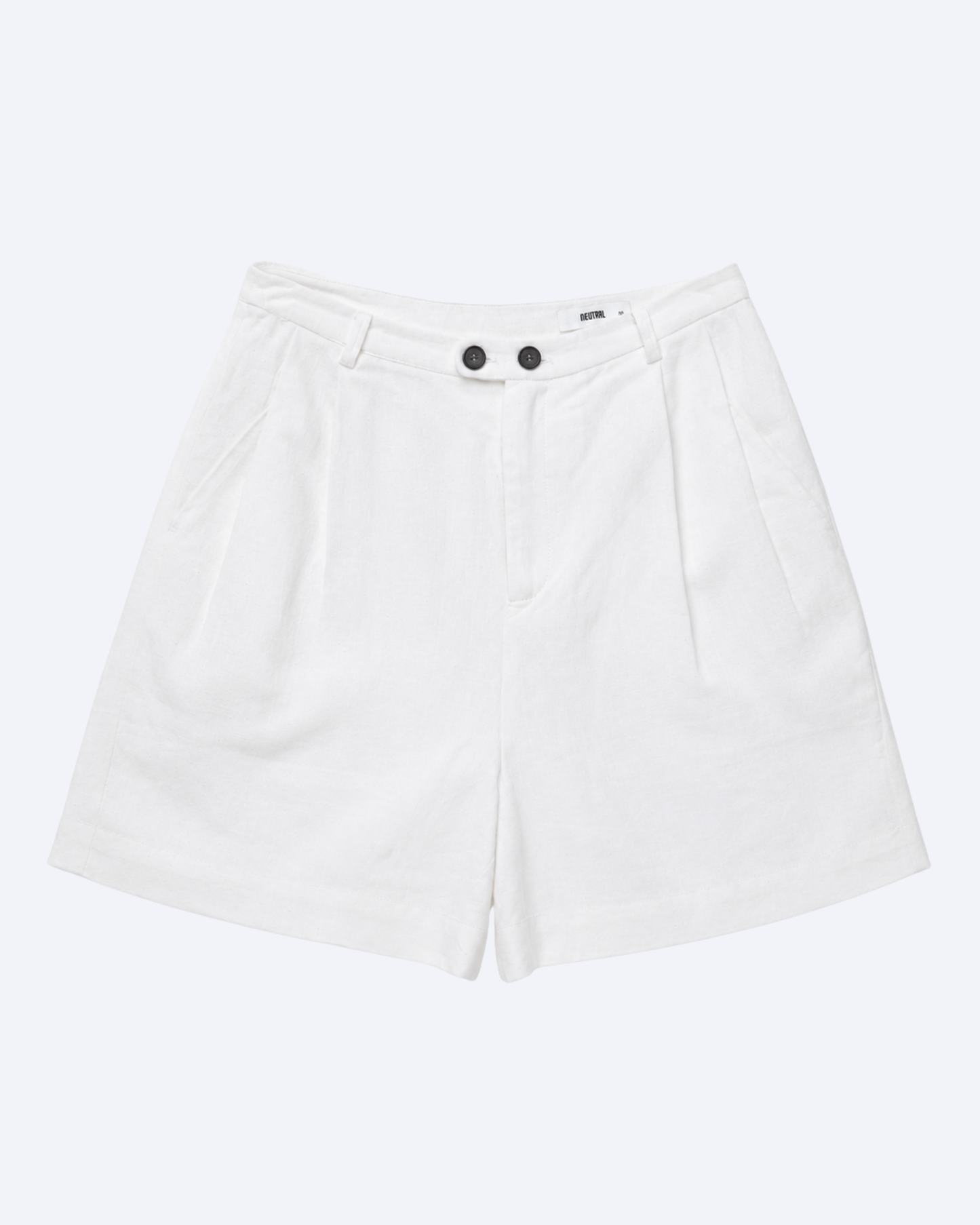 Structured Hemp Trouser-Shorts